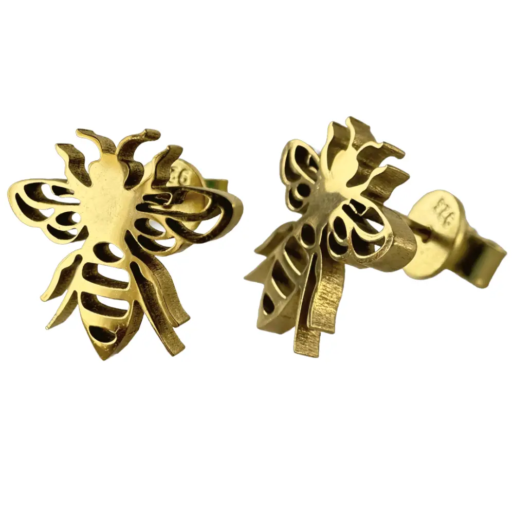 Queen Bee Stud Earrings