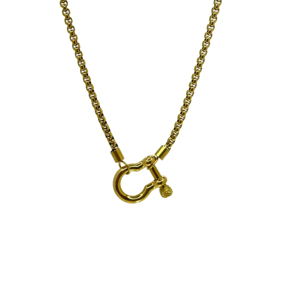 Horse Stirrup Clasp Necklace