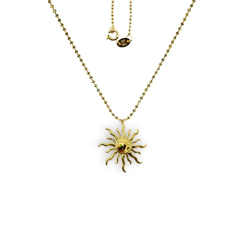 Golden Sun Radiance Charm in Premium 18K Gold-Plated Stainless Steel 🌞