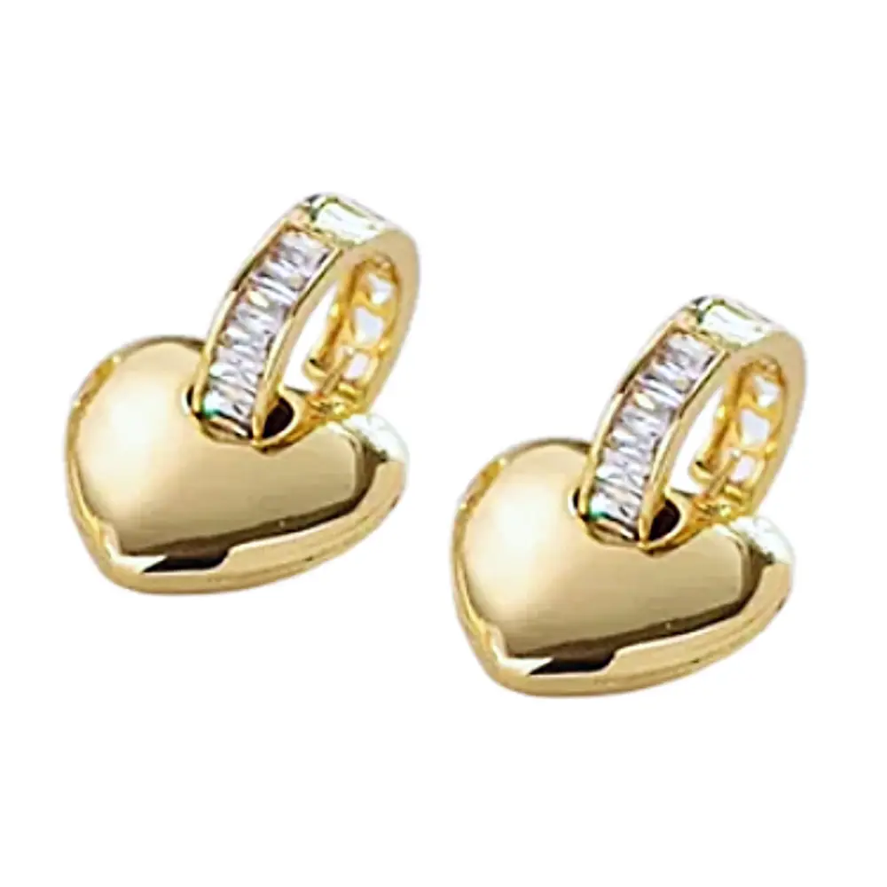 Gold Stud Earrings By Hart In 18K Gold-Plated Stainless Steel