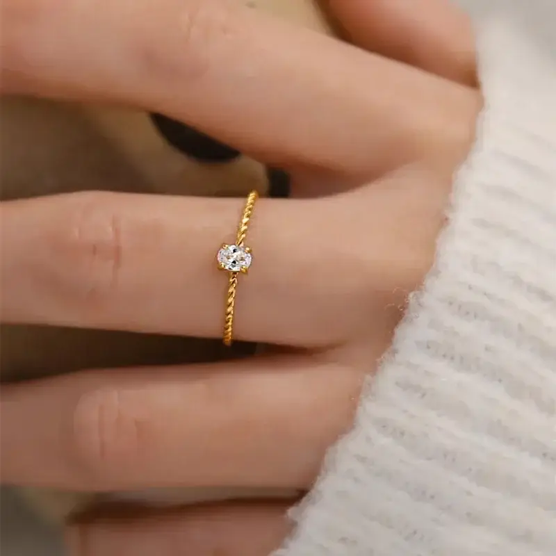 Lone Spark Sterling Silver Ring