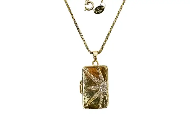 Book Of Wonders Gold Necklace Keira K