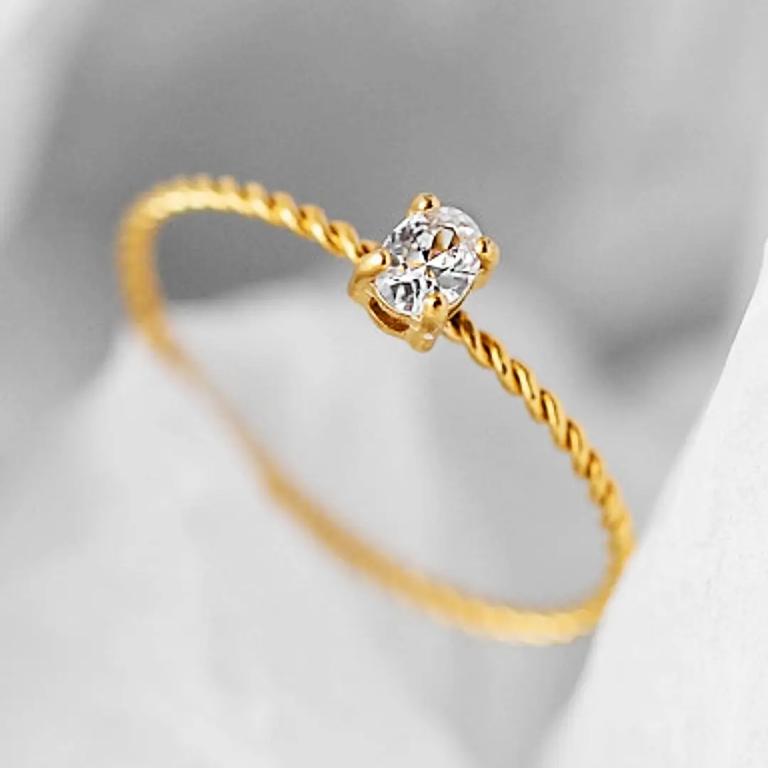 Lone Spark Sterling Silver Ring