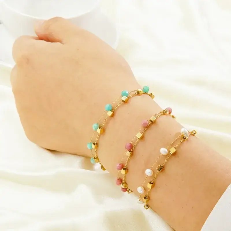 Colorful Beaded Bracelet Set
