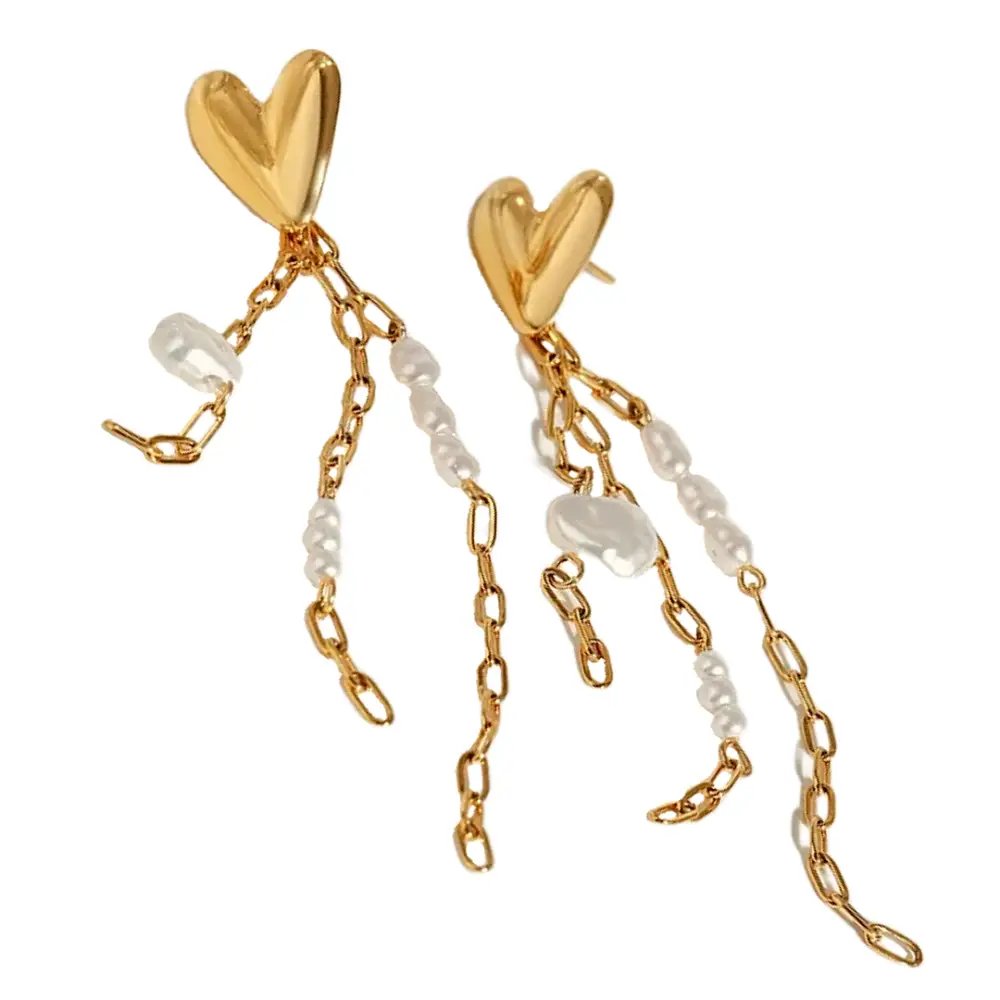 Heartstrings Tassel Earrings