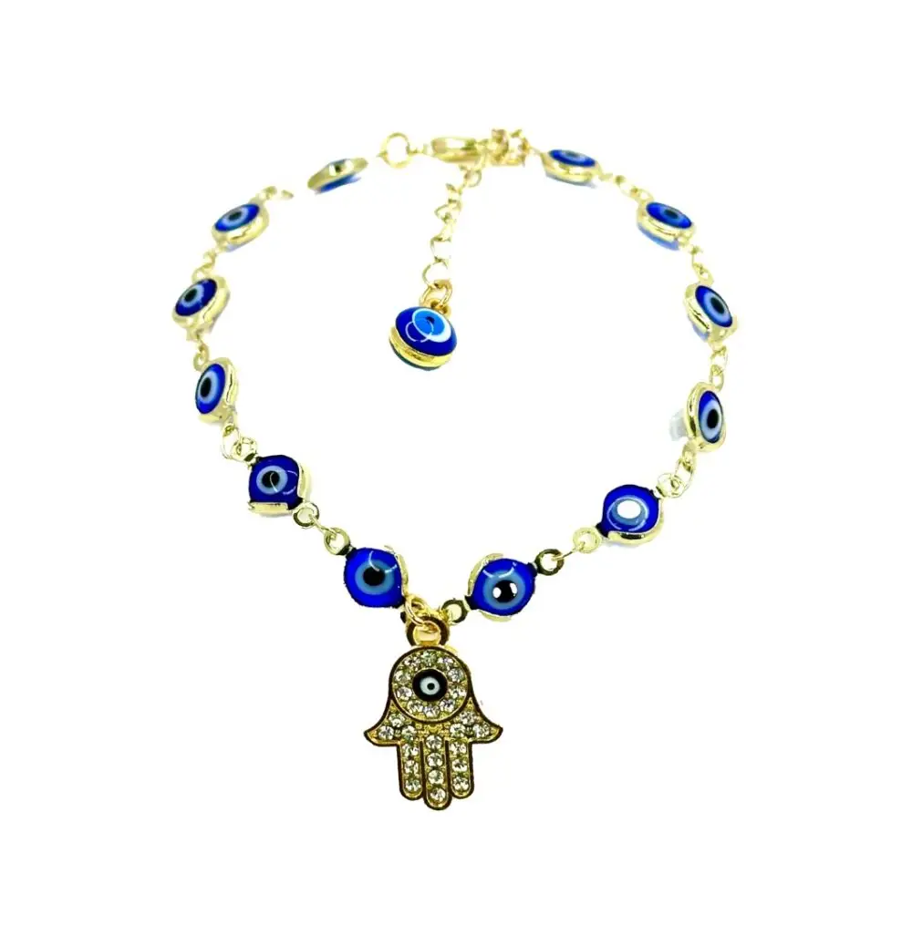 Hand of Fatima Bracelet in Premium 18K Yellow Gold-Plated