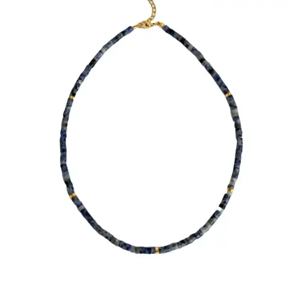 Wholesale-Jewelry-IG-Style-Natural-Stone-18K-Gold-Plated-Beaded-Necklace-gemstone