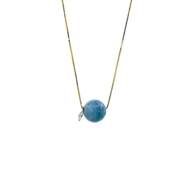 Blue Journey Semi Precious Stone Necklace Keira K