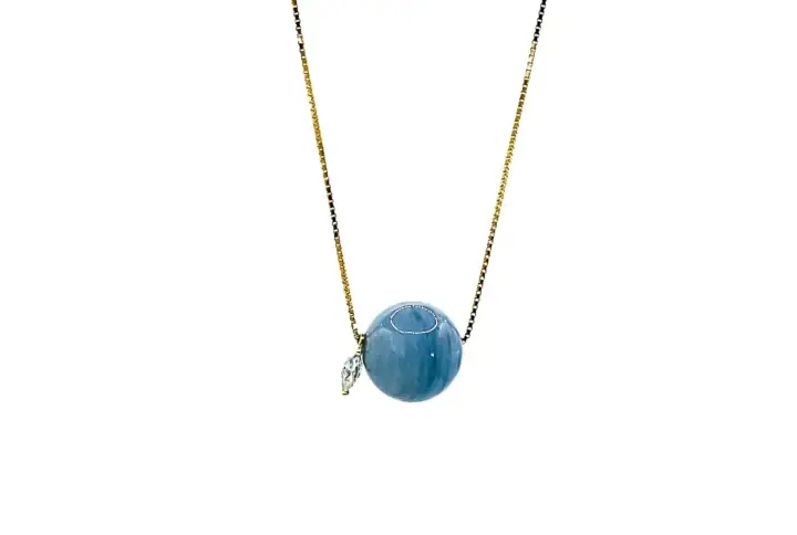 Blue Journey Semi Precious Stone Necklace Keira K