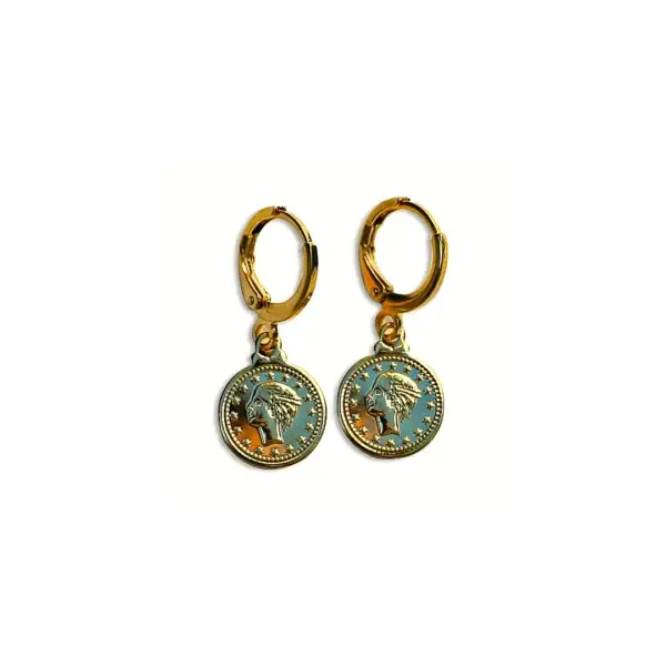 Femme Fortune Coin Earrings