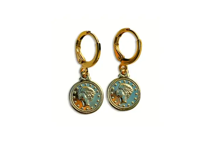 Femme Fortune Coin Earrings Keira K