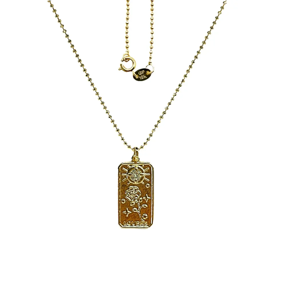 Lovers Bloom Gold Necklace