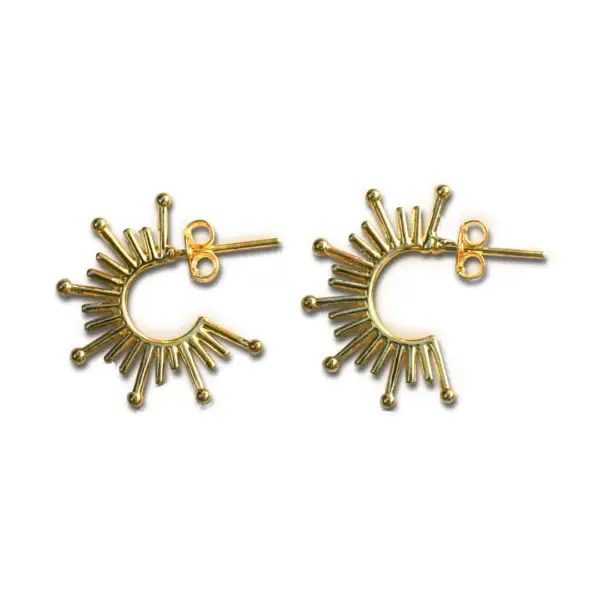 Solar Rays Stud Earrings