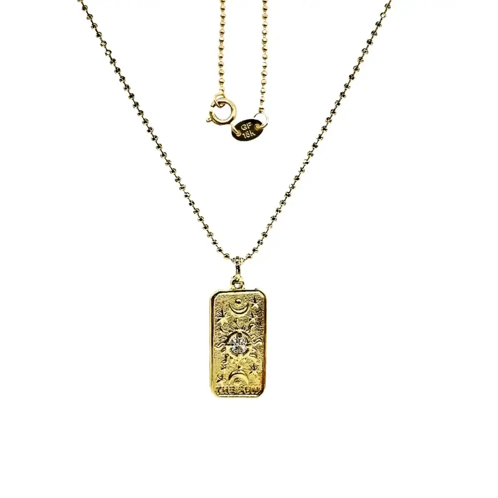 Sun Of Life Gold Necklace