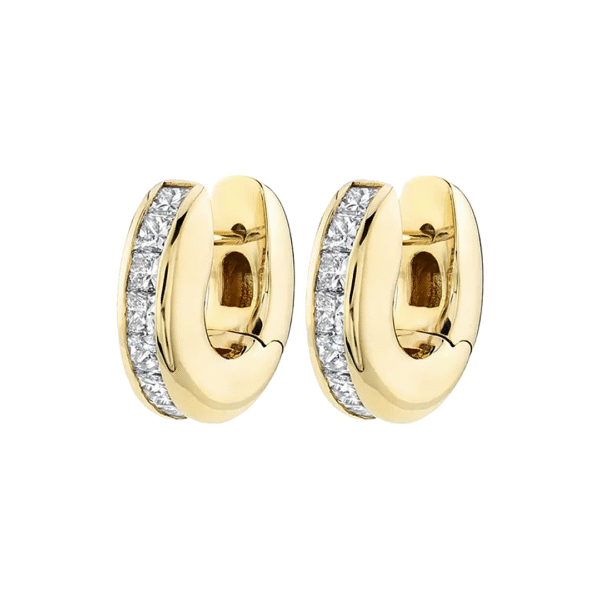 Gleamline Gold Huggies Earrings Keira K
